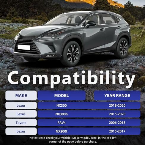ذراع التحكم، طقم تعليق خلفي علوي قابل للتعديل متوافق مع 2006-2018 Toyota RAV4 2018-2020 Lexus NX300 2015-2020 NX300h 2015-2017 NX200t in Kuwait