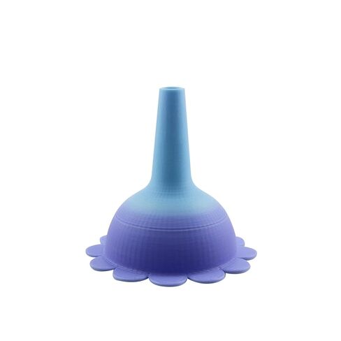 6PCS Plastic Blue Diamond Painting Morning Glory Funnel DIY Art Handmade Diamond Painting Tool Accessories Aperture 0.35in Bead Transfer Storage Container in Kuwait