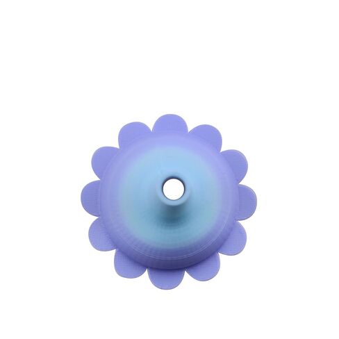 6PCS Plastic Blue Diamond Painting Morning Glory Funnel DIY Art Handmade Diamond Painting Tool Accessories Aperture 0.35in Bead Transfer Storage Container in Kuwait