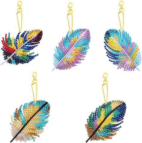 YUE ZHE 6 PCS Diamond Painting Kits for Adults DIY Diamond Art Painting Wall Hook Key Holder Wall Adhesive Hook Cat Theme Arts and Crafts DIY Kits for Towel Hat Kitchen Decoration in Saudi Arabia
