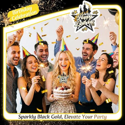 Broadway Musical Cake Topper, Theater Star Birthday Cake Decoration, Glitter Party Supplies for Musical Theme Celebrations, Kids and Adults in Saudi Arabia