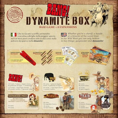 DV Games Bang Dynamite Box Full Cards, Strategy Board Game in Saudi Arabia