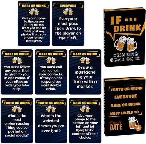 50PCS Dare and Truth Drinking Card Game Party Drinking Games for Game Nights Adult Challenges Drink Cards for Birthday Gift Bachelorette Party in Saudi Arabia