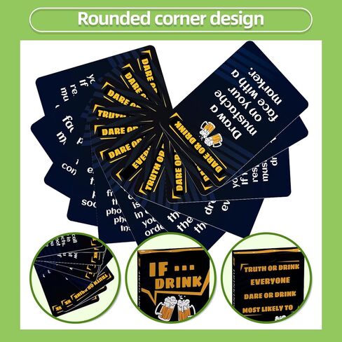 50PCS Dare and Truth Drinking Card Game Party Drinking Games for Game Nights Adult Challenges Drink Cards for Birthday Gift Bachelorette Party in Saudi Arabia