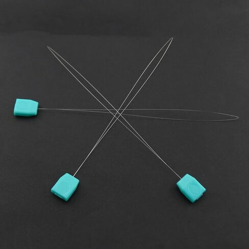 Bxian 10PCS 7.87 Inch Long Needle Threading Tool Hook Punching Needle Threader Suitable for Embroidery Cross Stitch Patchwork Handicrafts Jewelry Making in Saudi Arabia