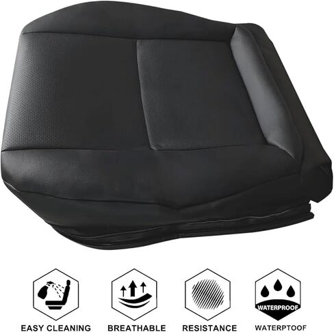 NLQR Sport Version Driver or Passenger Side Bottom Replacement Seat Cover Compatible with Mercedes Benz C250 C300 C350 2008-2014 GLK250 GLK280 GLK300 GLK350 2008-2015 in Kuwait