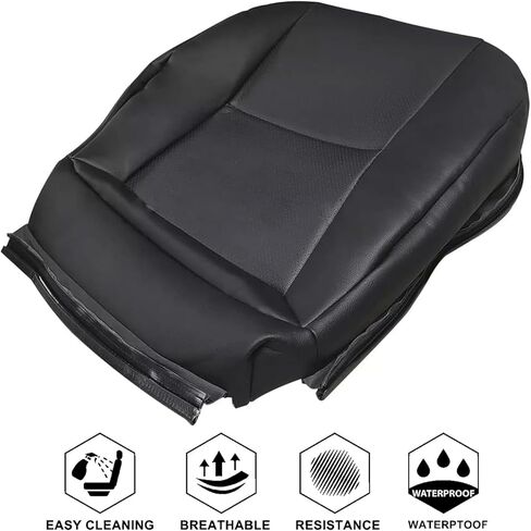 NLQR Sport Version Driver or Passenger Side Bottom Replacement Seat Cover Compatible with Mercedes Benz C250 C300 C350 2008-2014 GLK250 GLK280 GLK300 GLK350 2008-2015 in Kuwait
