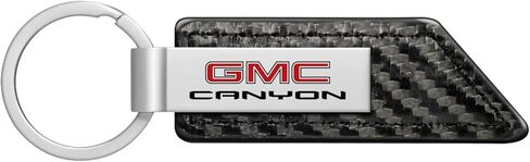 صورة iPick لسلسلة مفاتيح GMC Canyon من ألياف الكربون المصنوعة من جلد البولي يوريثان، مرخصة رسميًا in Kuwait