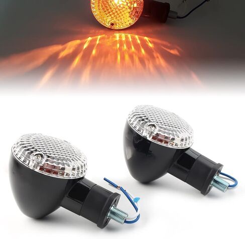 Cnfang4 LED Motorcycle Turn Signals Lights Blinker Indicator for Yamaha Bolt XVS950 2014-2018, Clear Lens in Kuwait