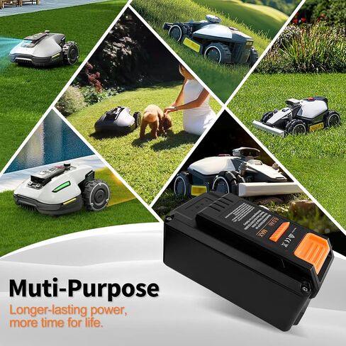 6000Ah Battery for Mammotion Robot Lawn Mower YUKA Mini 500/600/700/700H/800, Replacement for MWBT06S01P-03, MWBT06S02P-03, MWBT06S02P-01,etc in Saudi Arabia