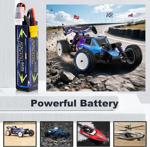 3S Lipo Battery 35C 11.1V 2200mAh with XT60 Connector,for RC Car,Truck,Buggy in Saudi Arabia
