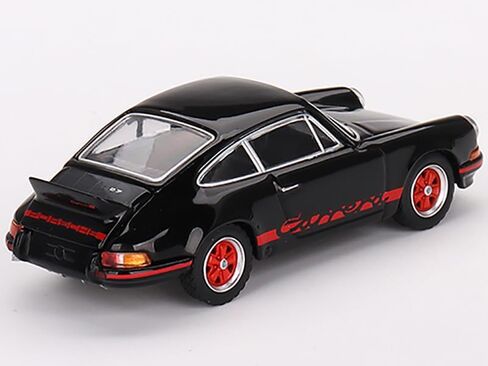 911 Carrera RS 2.7 Black with Red Stripes Limited Edition to 4800 pieces Worldwide 1/64 Diecast Model Car by True Scale Miniatures MGT00688 in Kuwait