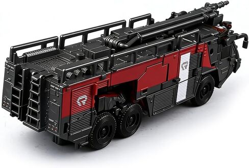 Deformation Robot Toys, Fire Engine Truck Model Oversized 12 Inches Character Action Figure with Accessories, Suitable for Ages 6 and Up for Boys Kids in Saudi Arabia