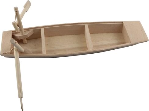 LQ Industrial 30x8x3cm Unfinished Wooden Model Boat Suitable for DIY Crafts School Project Birthday Party Home Office Table Decoration in Kuwait