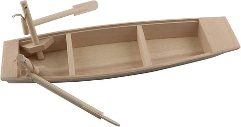 LQ Industrial 30x8x3cm Unfinished Wooden Model Boat Suitable for DIY Crafts School Project Birthday Party Home Office Table Decoration in Kuwait
