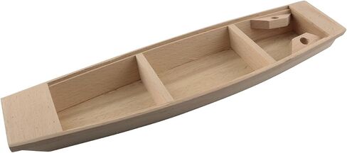 LQ Industrial 30x8x3cm Unfinished Wooden Model Boat Suitable for DIY Crafts School Project Birthday Party Home Office Table Decoration in Kuwait