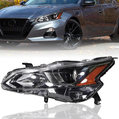 Zhaoyang Headlight Assembly Compatible with 2019 2020 2021 2022 Nissan Altima Halogen Headlamp Replacement (Left Driver Side) in Saudi Arabia