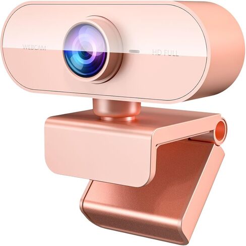 Streaming Webcam with Microphone & Ring Light 2K HD Web Cam with Cover,Stand for PC/MAC/Laptop/Desktop, Wide Angle Web Cameras for YouTube,Skype,Zoom,Xbox One,Video Calling,Studying and PS4 in Saudi Arabia