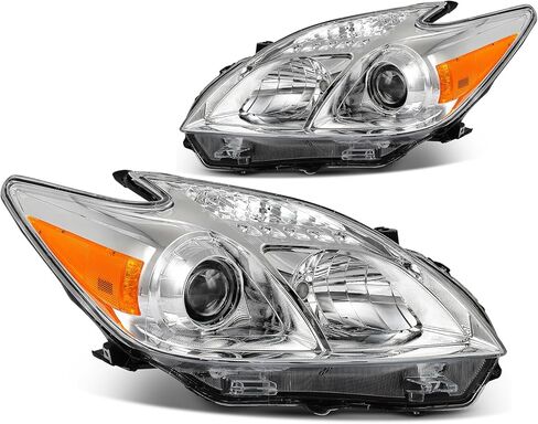 Headlight assemblyCompatible with 2010-2011 for Toyota Prius Model Driver and Passenger Side TO2518122 TO2519122 8117047212 8113047212 in Kuwait