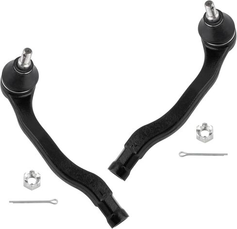 BOXI (مجموعة من 4) أطراف قضيب ربط أمامي داخلي وخارجي يناسب Acura Integra 1998 1999 2000 2001 / يستبدل EV368 ES3331 ES3332 in Kuwait