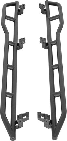 Hooke Road Tundra Rock Sliders with Kick-Out for 2007-2021 Toyota Tundra CrewMax(4 Full Size Doors), Running Board Nerf Bars for Rock Crawling in Kuwait