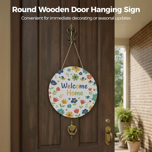 10 Pcs Sublimation Door Hanger Blanks, 12 Inch Sublimation Wood Blanks, Unfinished Blank Door Hanger Sign, DIY Door Hanger Decoration with Rope in Saudi Arabia