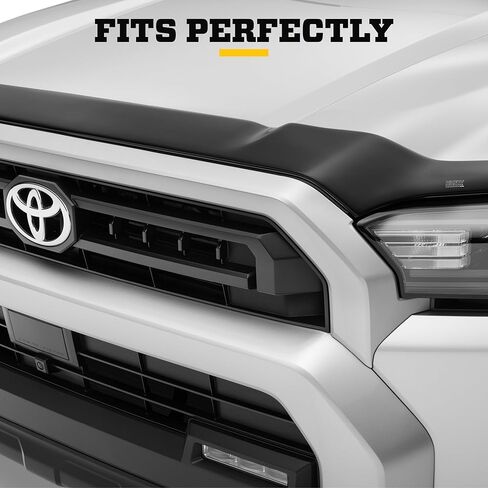 Husky Liners Aeroskin Hood Protector Low Profile Deflector/Bug Shield | Fits 2023-2026 GMC Canyon | Hood, 1-pc Chrome - 2892214 in Kuwait