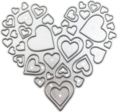 Love Heart, Metal, Cutting Dies Stencil in Kuwait