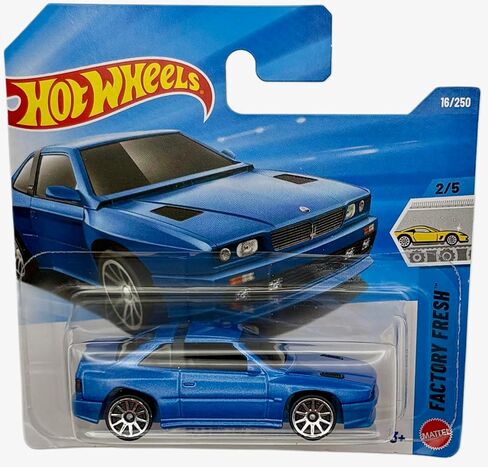 Hot Wheels - Maserati Shamal - Factory Fresh 2/5 - JJH92 - Short Card - Blue - Mattel 2026 - Licensed Model - 1:64 in Kuwait