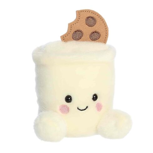 Aurora® Adorable Palm Pals™ Duncan Milk & Cookies™ Stuffed Animal - Fun Collectible Plush For Kids and Adult Collectors - Perfect for Decorating Rooms and Birthday Gifts - White 4 Inches in Kuwait