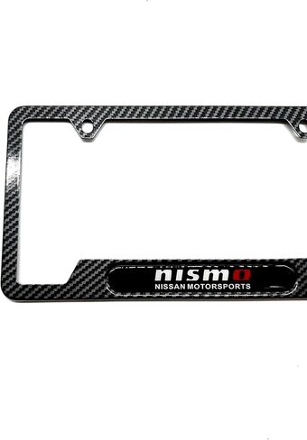 Nismo GTR 300z 350z Z Rogue Titan Armada Maxima Altima Quest Murano Sentra Pathfinder Frontier Carbon Fiber Stainless Steel License Plate Frame in Saudi Arabia