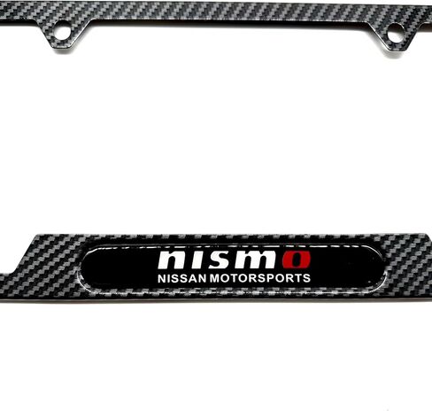 Nismo GTR 300z 350z Z Rogue Titan Armada Maxima Altima Quest Murano Sentra Pathfinder Frontier Carbon Fiber Stainless Steel License Plate Frame in Saudi Arabia