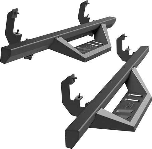 TAC Sidewinder Running Boards Fit 2019-2026 Silverado/Sierra 1500 Regular Cab| 2020-2026 Silverado/Sierra 2500/3500 Regular Cab 4" Drop Side Step Nerf Bar Rocker Slider Pickup Truck Accessories 2pcs in Kuwait