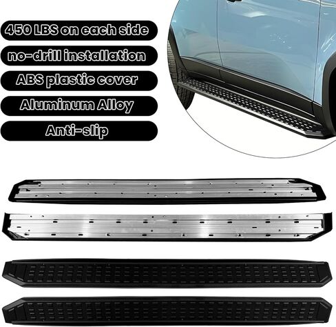 لوحات تشغيل مناسبة لـ 2025 2026 Toyota 4Runner N500 من الألومنيوم بخطوات جانبية Nerf Bars in Kuwait