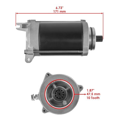 Caltric Starter Compatible with Honda Vf700C Vf 700 Vf700 Magna 699Cc 1984 1985 1986 in Kuwait