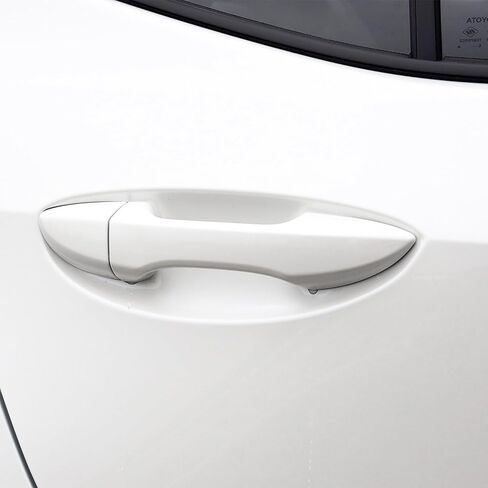 مقبض باب خارجي خارج يسار يمين لسيارة Toyota Corolla 2014 2015 2016 2017 2018 (مقبض الباب الأمامي الأيمن من جانب الركاب، أبيض فائق) in Kuwait