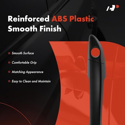 A-Premium Front Left Driver Side Exterior Door Handle with Keyhole Compatible with Hyundai Sonata 2015 2016 2017 2018 2019, Primed Black in Kuwait