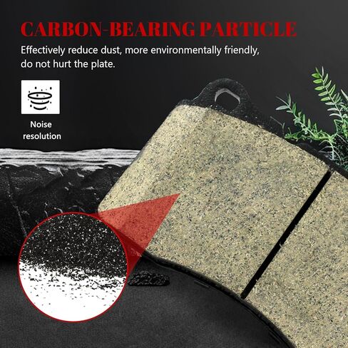 Ceramic Disc Brake Pads Set Front and Rear Replacement for Ford Mustang 2011 2012 2013 2014 in Saudi Arabia