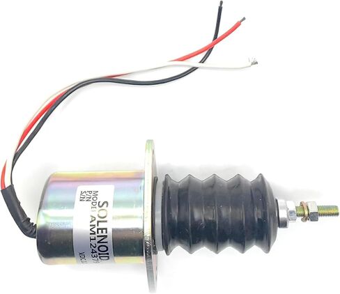 12V Fuel ShutOff Solenoid AM124382 AM124380 AM103337 AM124379 Compatible with John Deere 415 455 F925 F935 544G 332 430 in Kuwait