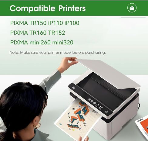 6-Pack PGI-35 CLI-36 Ink Cartridges Compatible for Canon 35 36 Ink Cartridges Combo Pack for PIXMA TR150 IP110 TR152 TR160 mini260 mini320 Printer(4xBlack, 2xTri-Color) in Saudi Arabia