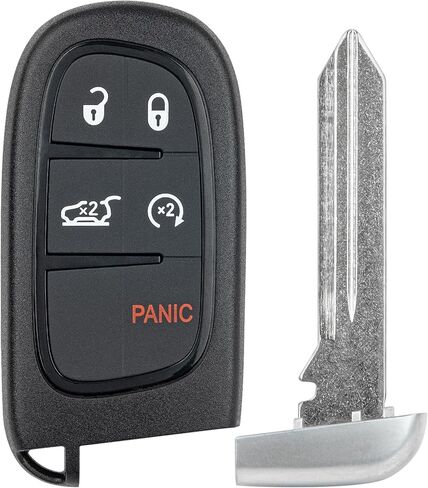 Vurkcy Key Fob Replacement for 2014-2023 Jeep Cherokee Car Keyless Entry Remote Control, GQ4-54T GQ454T, 5 Buttons in Kuwait