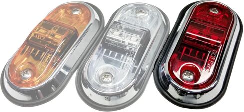 TecNiq, Inc Tecniq New OEM Model S170 Red P2/PC Sidemarker Clear Lens Self Ground، S17-RCG0-1 in Kuwait