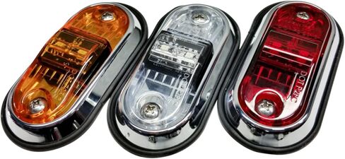 TecNiq, Inc Tecniq New OEM Model S170 Red P2/PC Sidemarker Clear Lens Self Ground، S17-RCG0-1 in Kuwait
