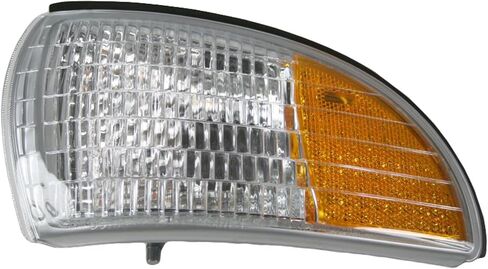 TRQ Driver Side Front Corner Light Assembly Compatible with 1991-1996 Buick Roadmaster Chevrolet Caprice 1994-1996 Impala 1991-1992 Oldsmobile Custom Cruiser Without Front Cornering Lights GM2550146 in Kuwait