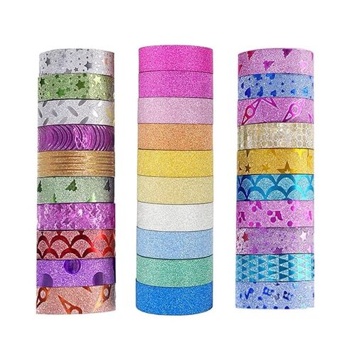 30 Rolls Washi Tape Set Decorative Adhesive Tape for Gift Wrapping,DIY Crafts,Bullet Journals,Scrapbooking,School Supplies,Party Decorations with Colorful Designs in Saudi Arabia