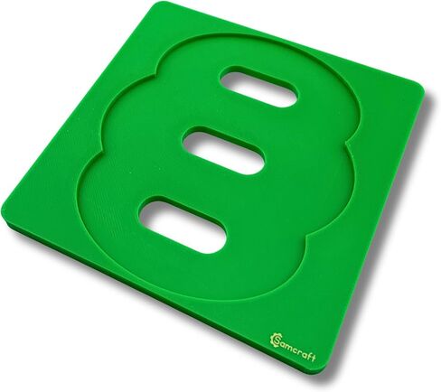 Samcraft Oval Patch Jig for xTool F1 - Holds 3x2 and 3.5x2.5 Inch Leather Patches for Engraving in Saudi Arabia