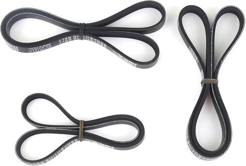 WINBEST 3PK675 4PK850 4PK890 3X Serpentine Drive Belt Set Fit for Kia 2010-2012 Soul, 2005-2010 Sportage, 2004-2009 Spectra, 2005-2009 Spectra5 2.0L in Kuwait