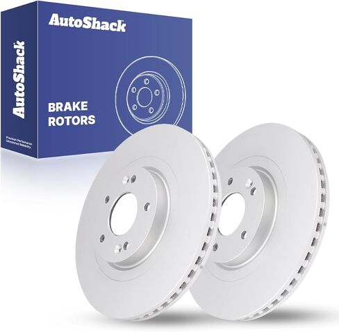 AutoShack Front Brake Rotors for Kia & Hyundai, Sorento 2014-2020 Santa Fe Sport 2013-2018 Santa Fe 2012-2019, AWD FWD L4 2.0L 2.4L V6 3.3L 3.5L - 12.6" (320 mm), 5-Lug in Kuwait