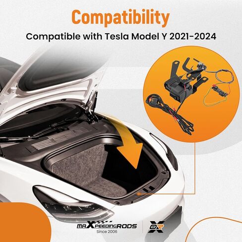 maXpeedingrods Power Frunk Soft Closing Fit for Tesla Model Y 2021-2024, Automatic Lock Closer Frunk Electric Suction Switch for Model Y Accessories in Kuwait