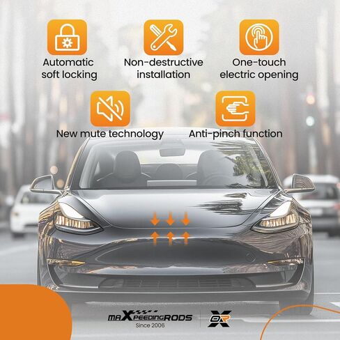 maXpeedingrods Power Frunk Soft Closing Fit for Tesla Model Y 2021-2024, Automatic Lock Closer Frunk Electric Suction Switch for Model Y Accessories in Kuwait